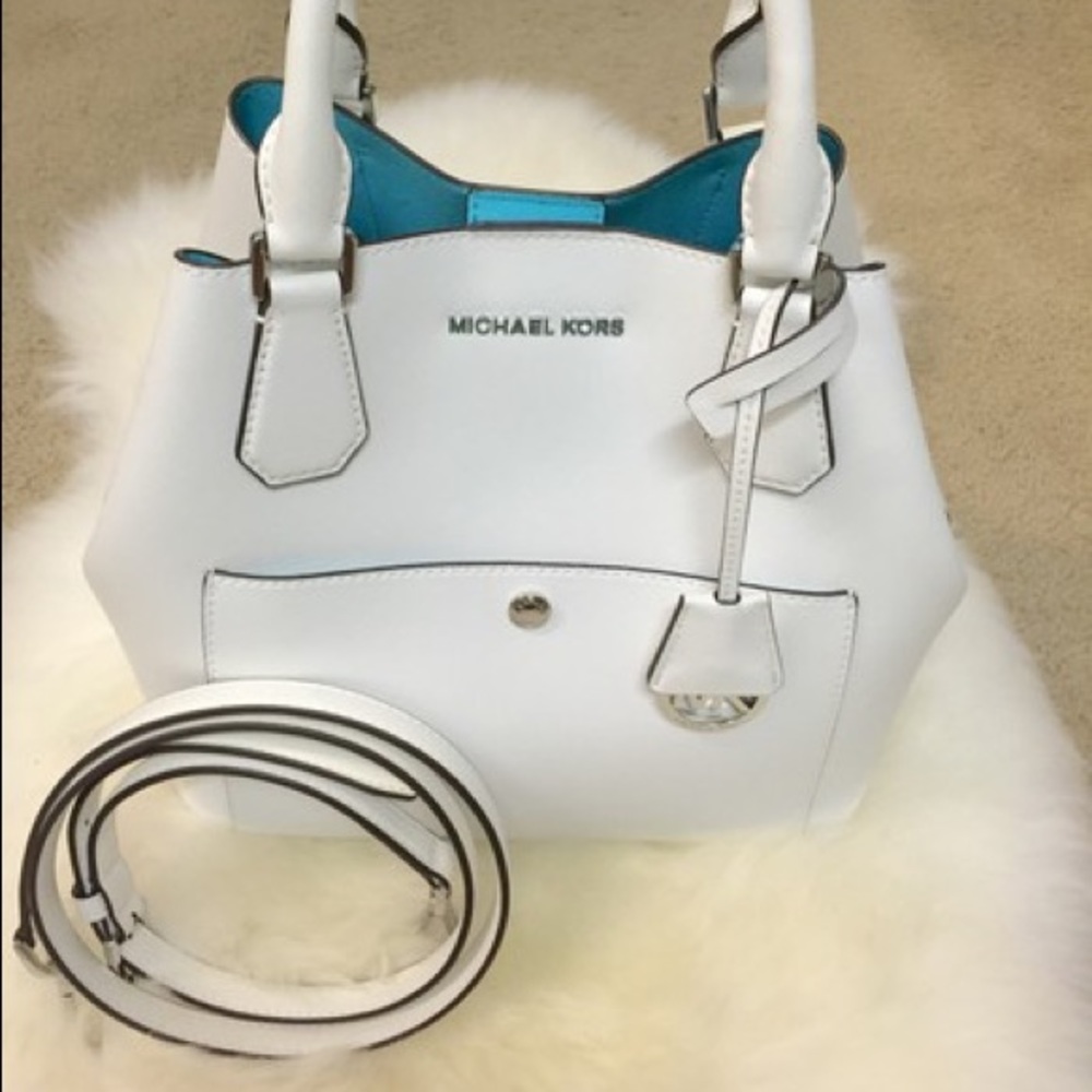 White Michael Kors Tote